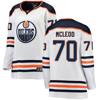 Women's Ryan McLeod Edmonton Oilers Fanatics Branded ized Away Jersey - Breakaway White