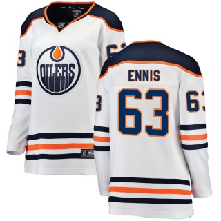 Women's Tyler Ennis Edmonton Oilers Fanatics Branded ized Away Jersey - Breakaway White