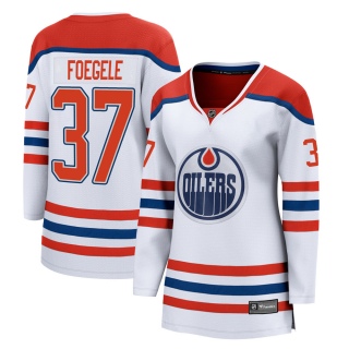 Women's Warren Foegele Edmonton Oilers Fanatics Branded 2020/21 Special Edition Jersey - Breakaway White