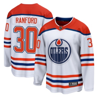 Youth Bill Ranford Edmonton Oilers Fanatics Branded 2020/21 Special Edition Jersey - Breakaway White
