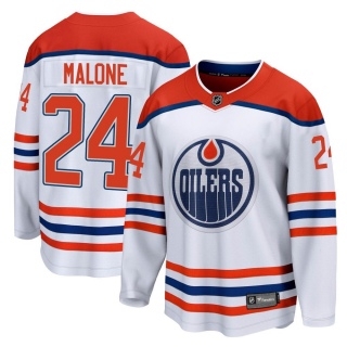 Youth Brad Malone Edmonton Oilers Fanatics Branded 2020/21 Special Edition Jersey - Breakaway White