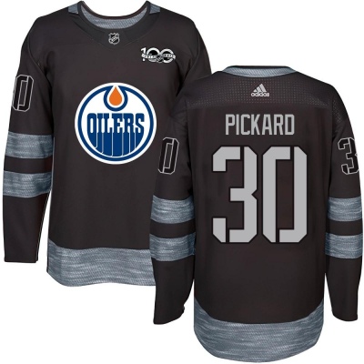 Youth Calvin Pickard Edmonton Oilers 1917- 100th Anniversary Jersey - Authentic Black