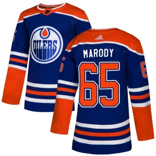 Youth Cooper Marody Edmonton Oilers Adidas Alternate Jersey - Authentic Royal