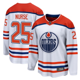 Youth Darnell Nurse Edmonton Oilers Fanatics Branded 2020/21 Special Edition Jersey - Breakaway White
