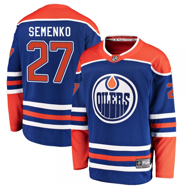 Youth Dave Semenko Edmonton Oilers Fanatics Branded Alternate Jersey - Breakaway Royal