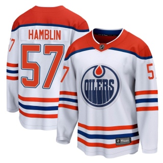 Youth James Hamblin Edmonton Oilers Fanatics Branded 2020/21 Special Edition Jersey - Breakaway White