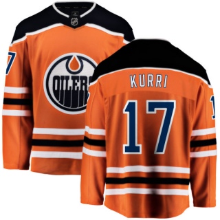 Youth Jari Kurri Edmonton Oilers Fanatics Branded Home Jersey - Breakaway Orange