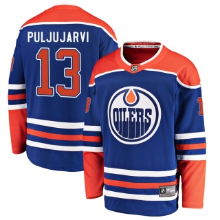 Youth Jesse Puljujarvi Edmonton Oilers Fanatics Branded Alternate Jersey - Breakaway Royal