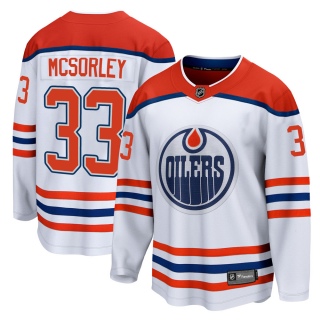 Youth Marty Mcsorley Edmonton Oilers Fanatics Branded 2020/21 Special Edition Jersey - Breakaway White