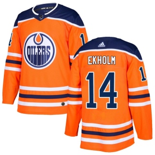 Youth Mattias Ekholm Edmonton Oilers Adidas r Home Jersey - Authentic Orange