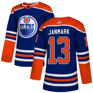 Youth Mattias Janmark Edmonton Oilers Adidas Alternate Jersey - Authentic Royal