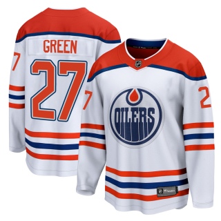 Youth Mike Green Edmonton Oilers Fanatics Branded 2020/21 Special Edition Jersey - Breakaway White