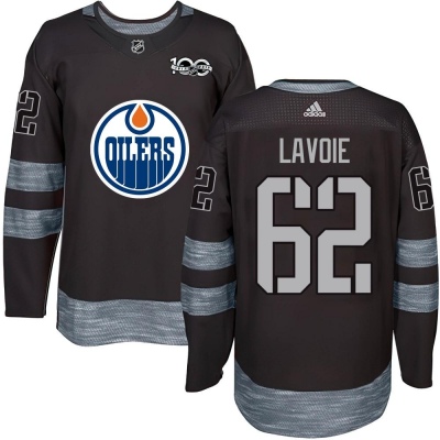 Youth Raphael Lavoie Edmonton Oilers 1917- 100th Anniversary Jersey - Authentic Black
