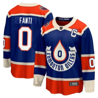 Youth Ryan Fanti Edmonton Oilers Fanatics Branded Breakaway 2023 Heritage Classic Jersey - Premier Royal