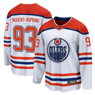 Youth Ryan Nugent-Hopkins Edmonton Oilers Fanatics Branded 2020/21 Special Edition Jersey - Breakaway White
