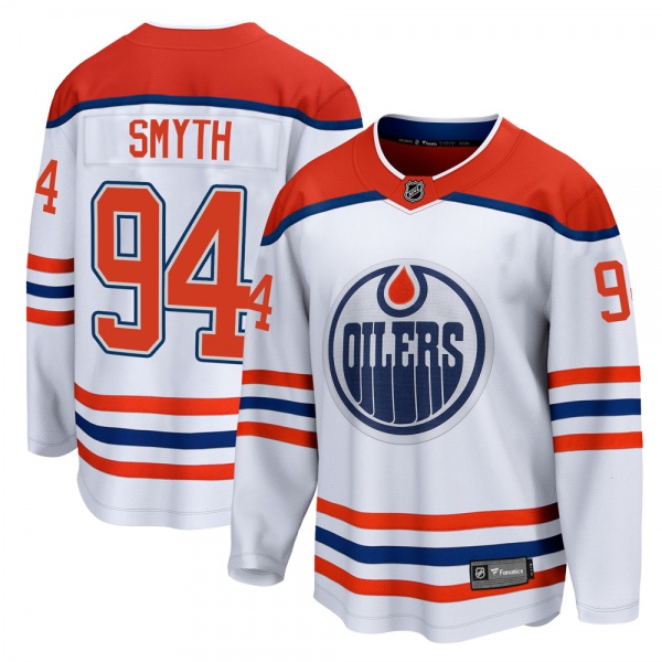 Youth Ryan Smyth Edmonton Oilers Fanatics Branded 2020/21 Special Edition Jersey - Breakaway White