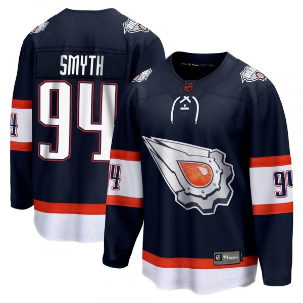 Youth Ryan Smyth Edmonton Oilers Fanatics Branded Special Edition 2.0 Jersey - Breakaway Navy
