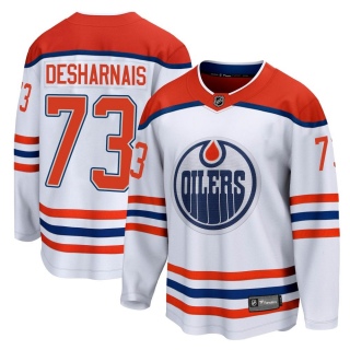 Youth Vincent Desharnais Edmonton Oilers Fanatics Branded 2020/21 Special Edition Jersey - Breakaway White