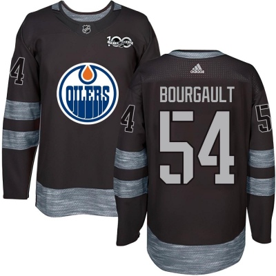 Youth Xavier Bourgault Edmonton Oilers 1917- 100th Anniversary Jersey - Authentic Black