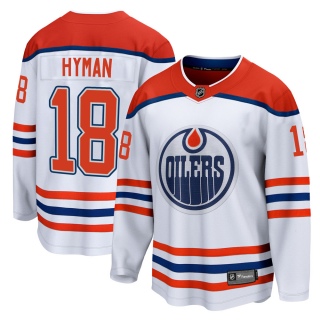 Youth Zach Hyman Edmonton Oilers Fanatics Branded 2020/21 Special Edition Jersey - Breakaway White