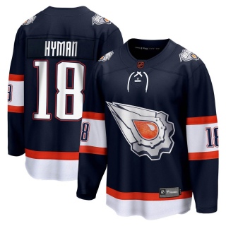 Youth Zach Hyman Edmonton Oilers Fanatics Branded Special Edition 2.0 Jersey - Breakaway Navy